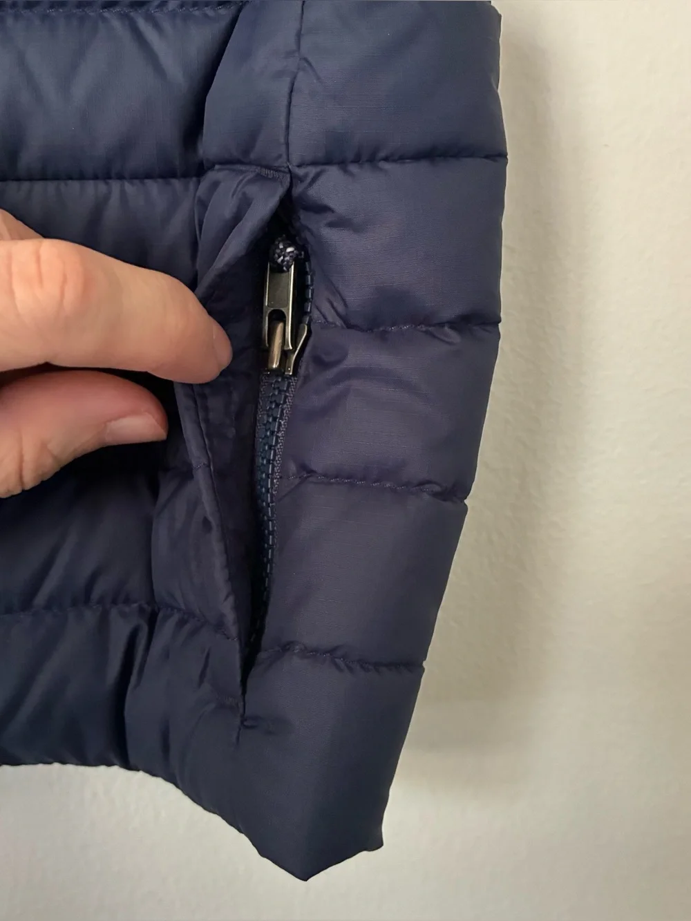Patagonia Baby Down Sweater Vest in New Navy